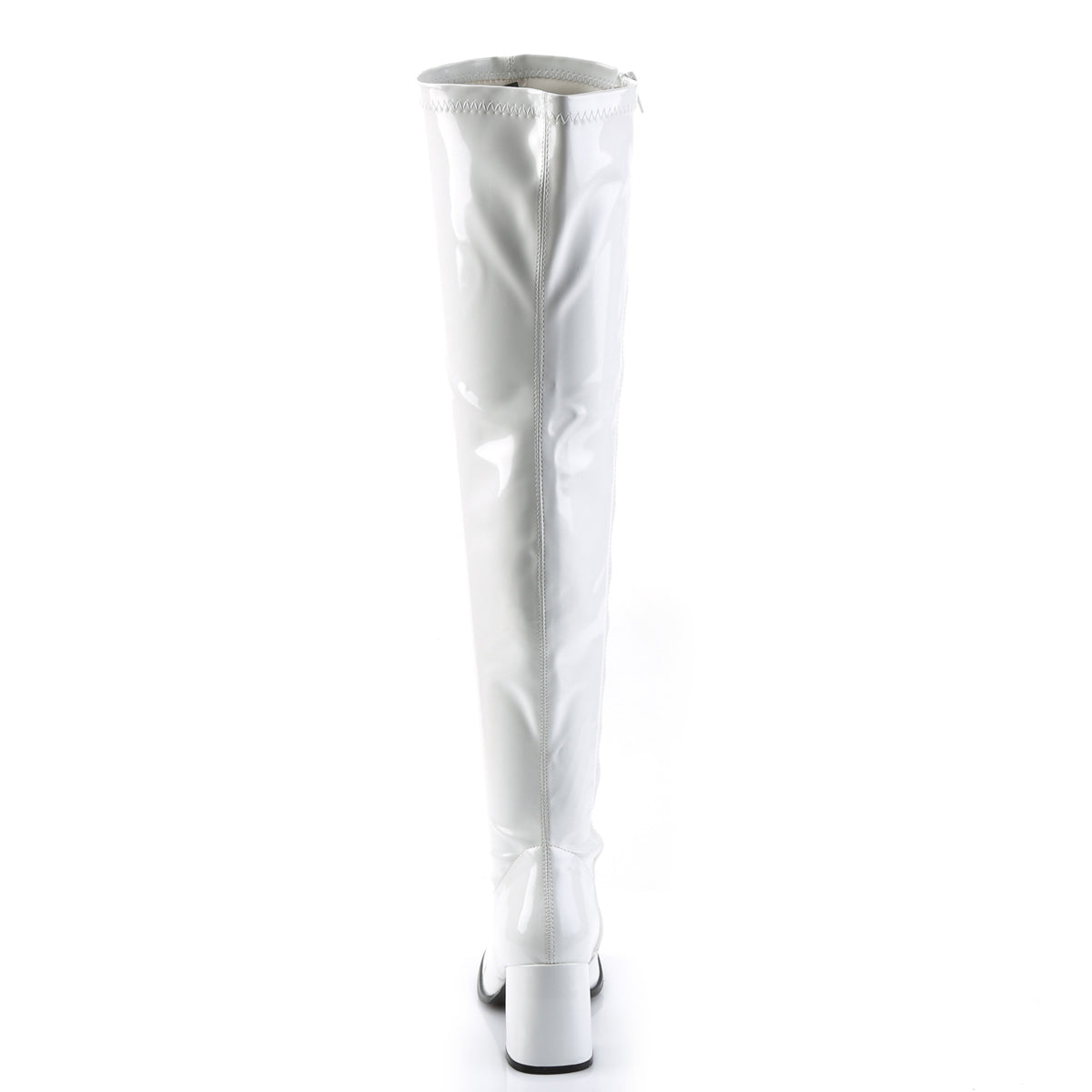 GOGO-3000 3 Inch Heel White Women's Boots Funtasma Costume Shoes Footwear