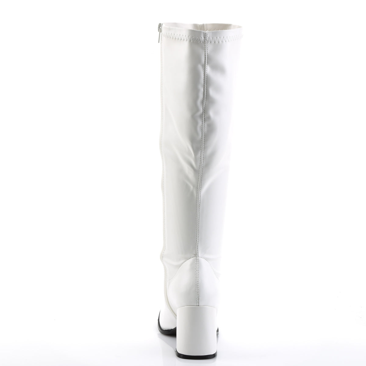 GOGO-300WC 3" Heel White Wide Width Knee High Boots Funtasma Costume Shoes Footwear