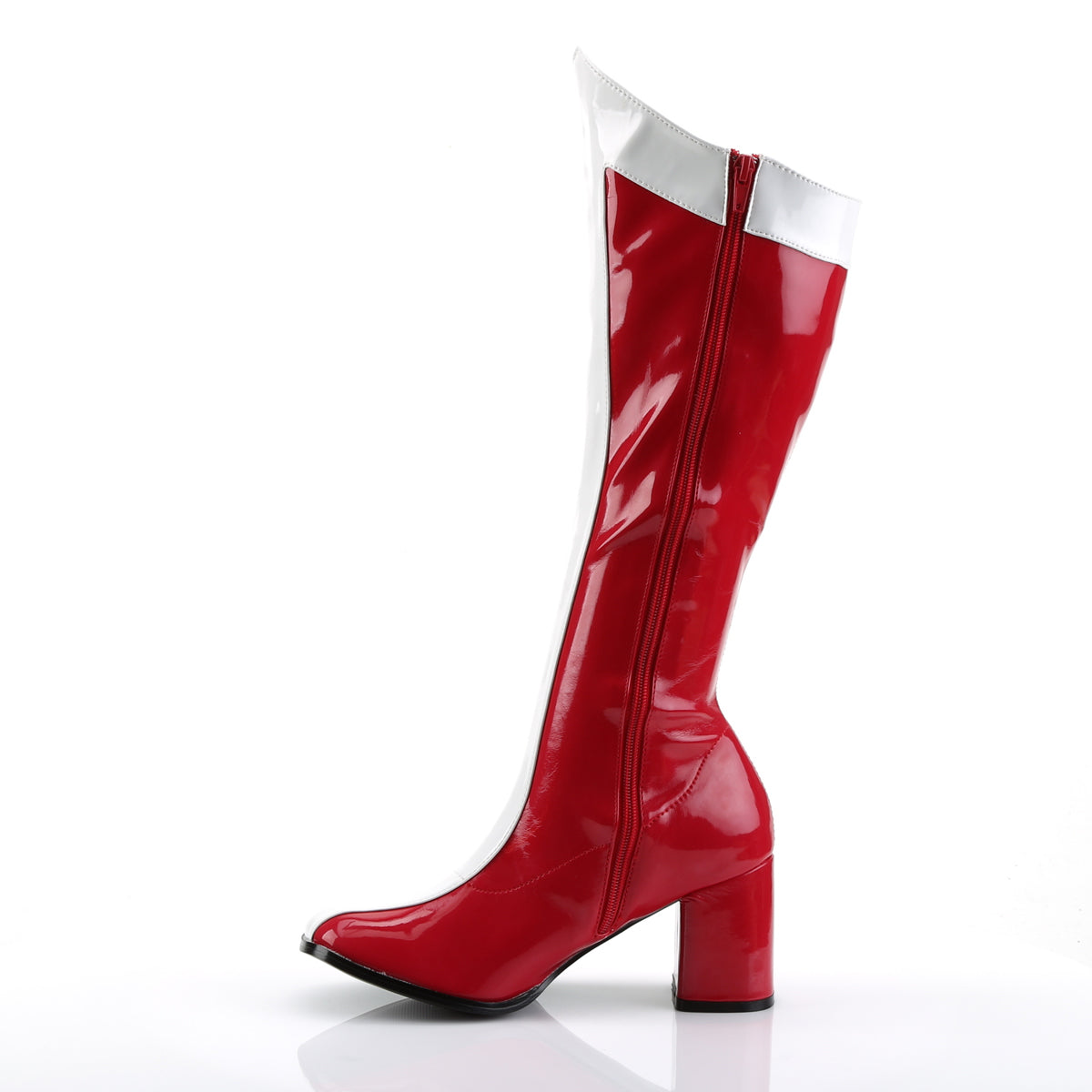 GOGO-305 3 Inch Heel Red Women's Boots Funtasma Costume Shoes 