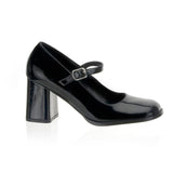Black 3 Inch Maryjane Shoes -  Funtasma GOGO-50