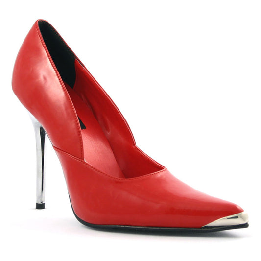 Pleaser HEAT01 Red Patent Sexy Shoes Discontinued Sale Stock