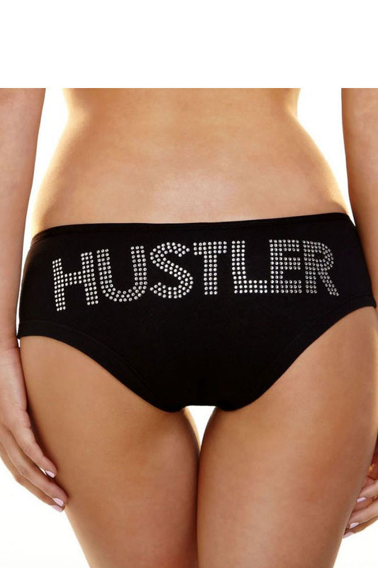 HRP-03 Hustler Booty Boy Shorts Hot Pants-Thongs-Hustler-Black-S/M-Miss Hollywood Sexy Shoes