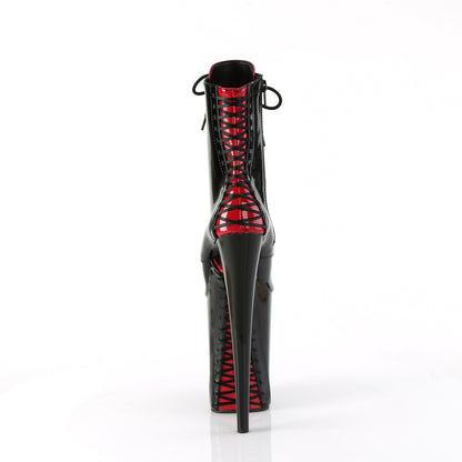 INFINITY-1020FH Pleaser Lace Up Corset Fetish Style Ankle Boots