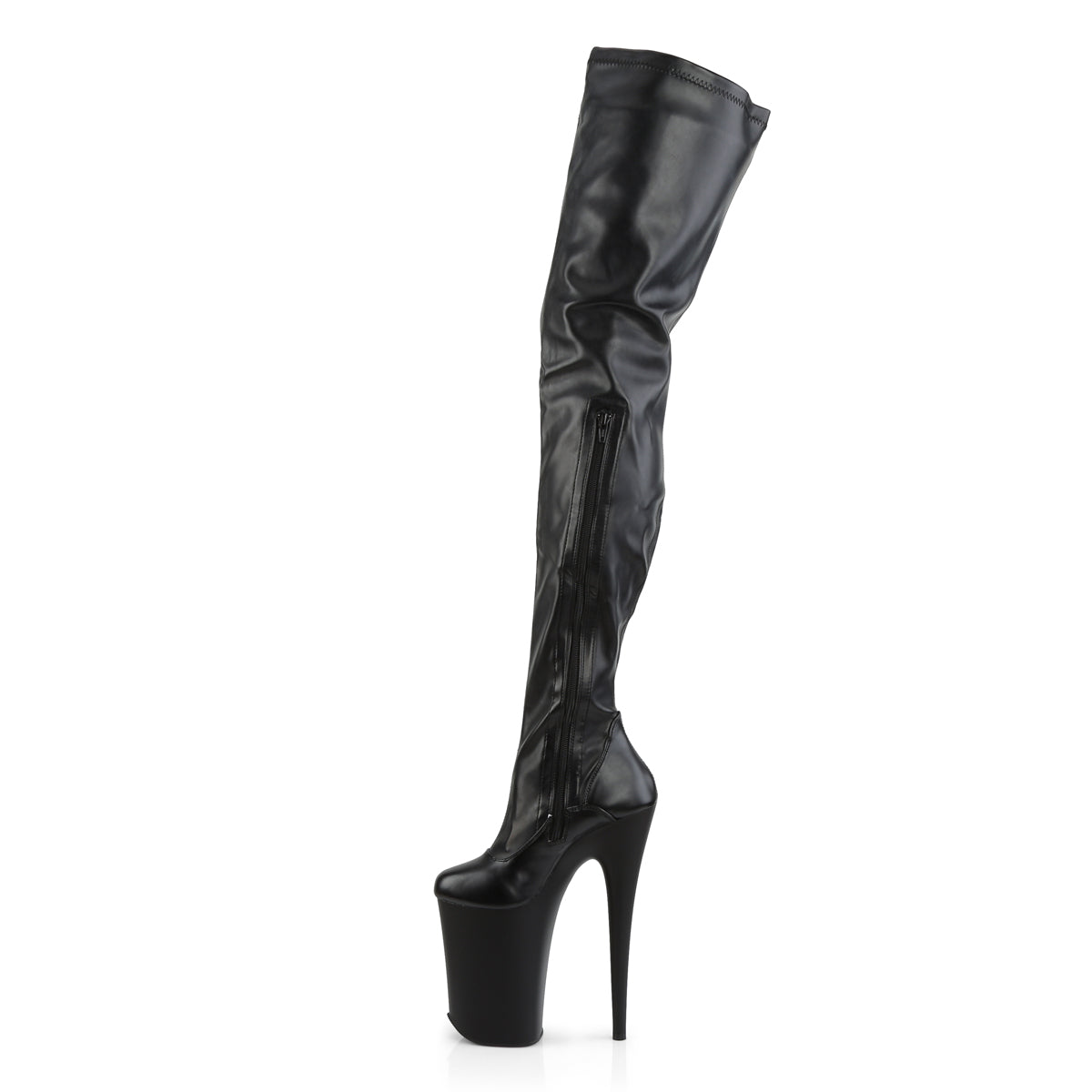 INFINITY-4000 Pleaser 9 Inch Heel Black Pole Dancer Platform-Pleaser- Sexy Shoes Pole Dance Heels