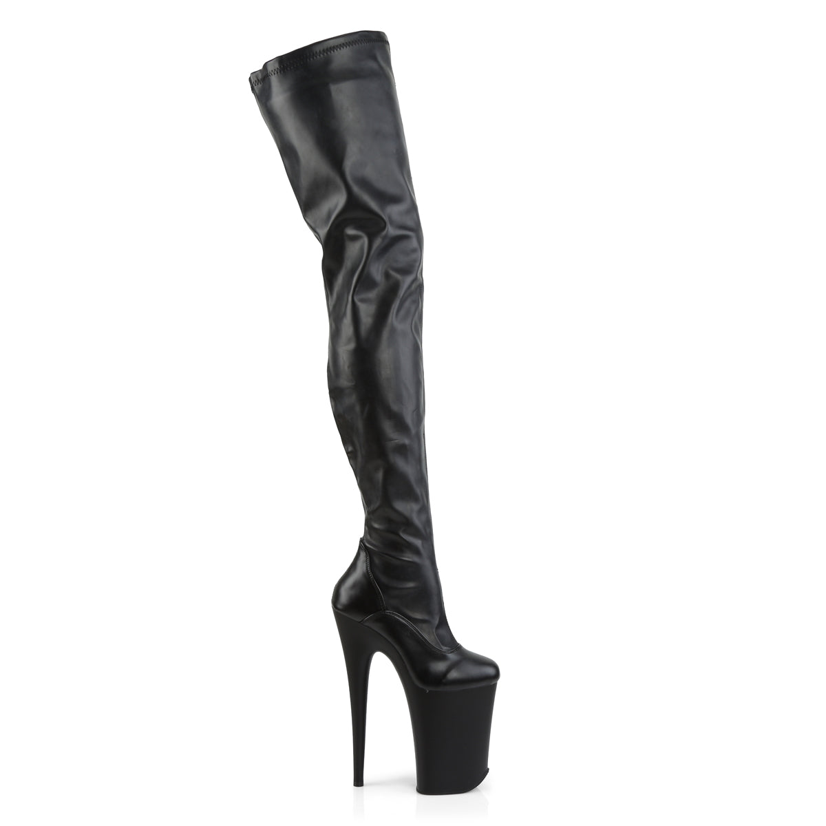 INFINITY-4000 Pleaser 9 Inch Heel Black Pole Dancer Platform-Pleaser- Sexy Shoes Fetish Heels