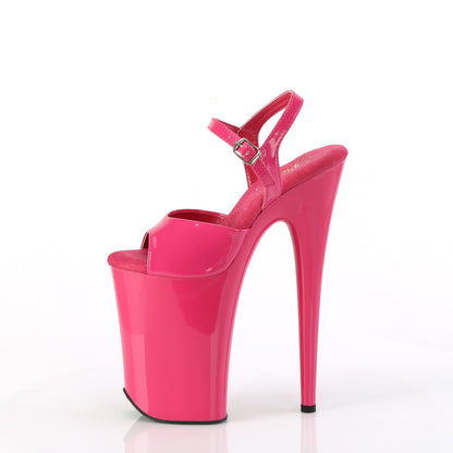INFINITY-909 Pleaser 9" Heel Hot Pink Pole Dance Platform Shoes
