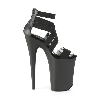 INFINITY-969 Pleaser 9" Heel Black Pole Dancing Platforms-Pleaser- Sexy Shoes Fetish Heels