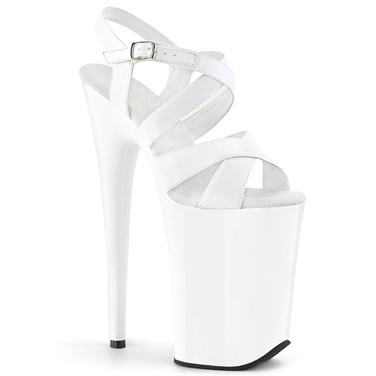 Pleaser | BONDGIRL-712, 7.5 Inch Gun Heel Ankle Strap with Bullets Shoes