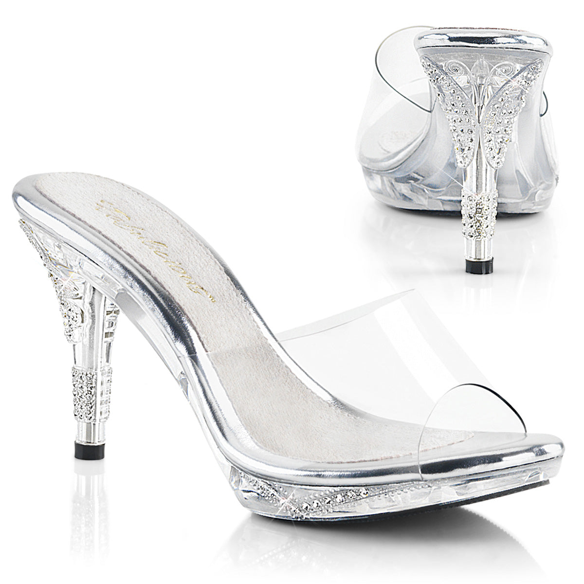 Clear heels cheap 4 inch