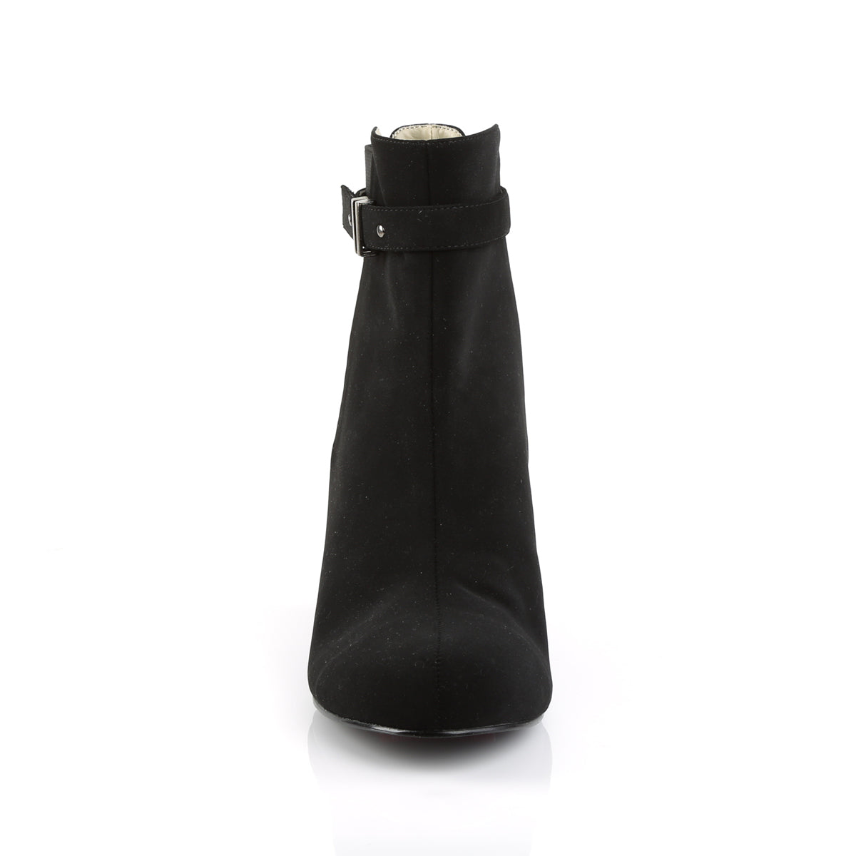 pleaser pink label fetish shoes no platforms kimberly 102 black nubuck suede