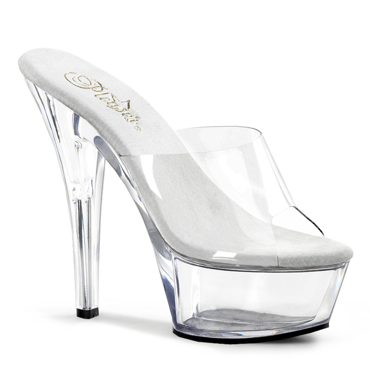 KISS-201 Pleaser 6 Inch Heel Clear Pole Dancing Platforms-Pleaser- Sexy Shoes