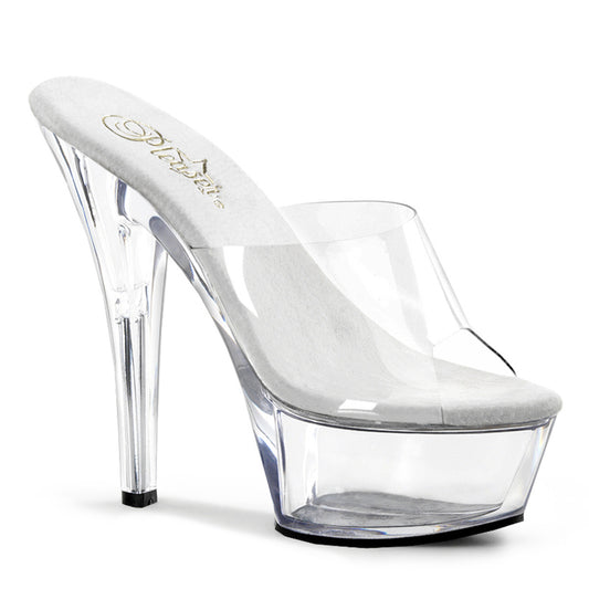KISS-201 Pleaser 6 Inch Heel Clear Pole Dancing Platforms-Pleaser- Sexy Shoes