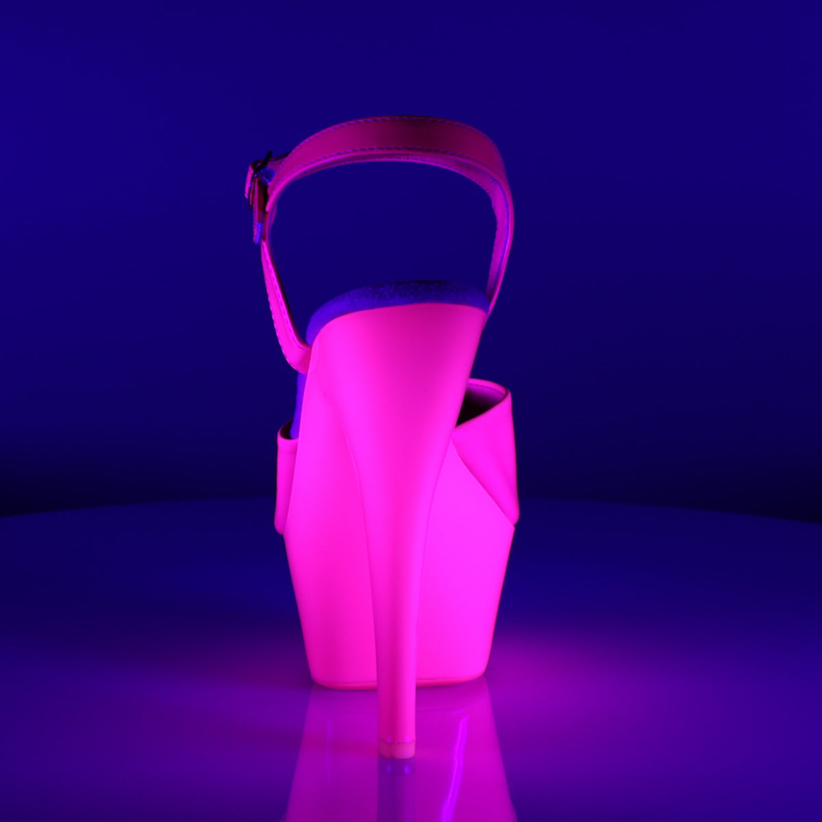 KISS-209UV 6" Heel Neon Hot Pink Pole Dancing Platforms-Pleaser- Sexy Shoes Fetish Footwear