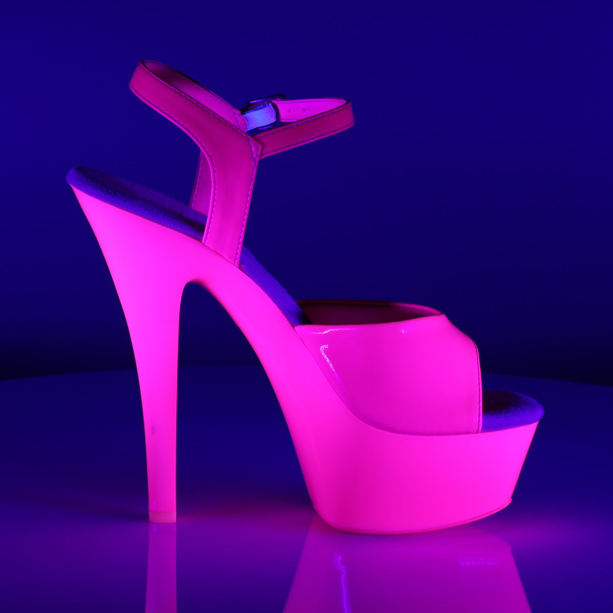 Neon 2024 pink stilettos