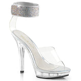 Clear 5 Inch Glamour Shoes -  Fabulicious LIP-142