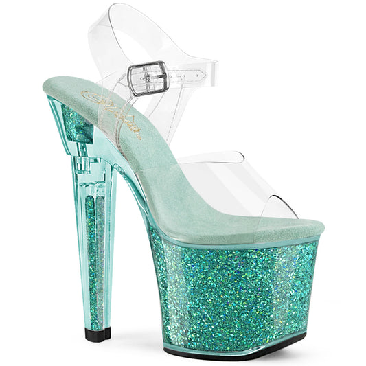 LOVESICK-708SG Pleaser Sexy 7 Inch Pole Dancing Glitter Shoes