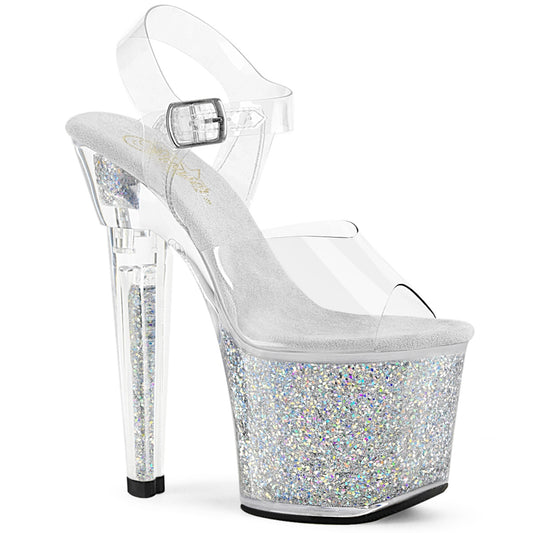 LOVESICK-708SG Pleaser Sexy 7 Inch High Heels Glitter Shoes