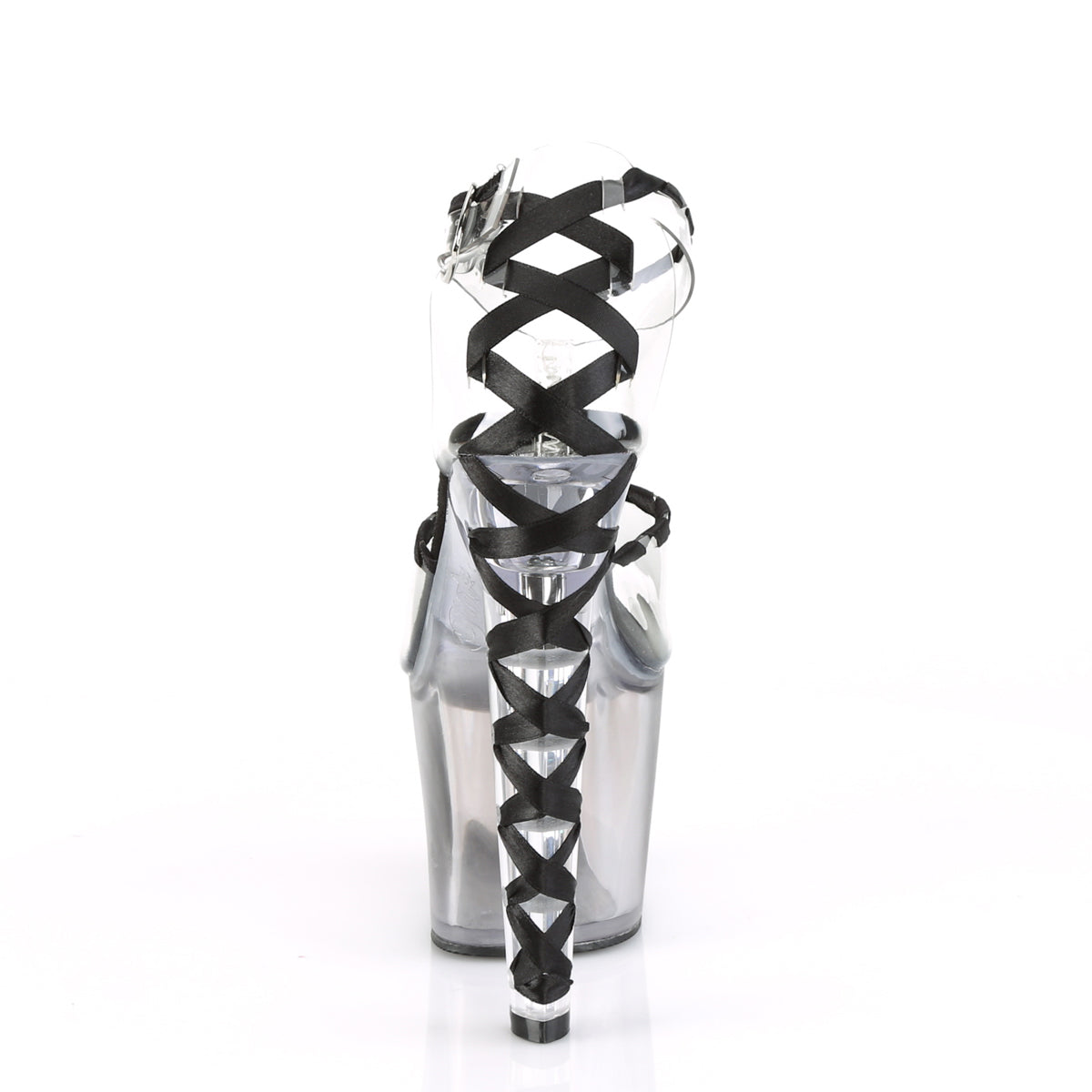 lovesick 708heart pleaser sexy shoes 7 inch tinted heel rhinestone bling platform ankle strao sandals