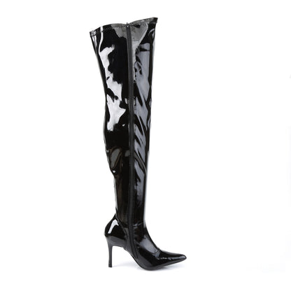 LUST-3000X Funtasma 4" Heel Black Wide Width Knee High Boots Funtasma Costume Shoes Fancy Dress