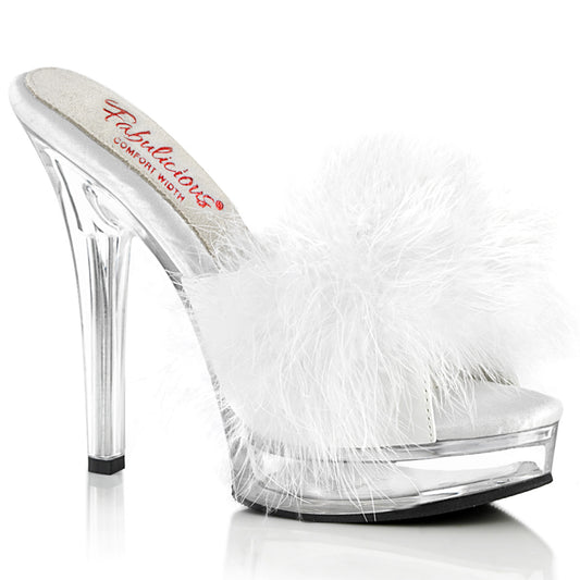 MAJESTY-501F-8-White-Faux-Leather-Fur-Clear-Fabulicious-Bedroom-Heels-Shoes