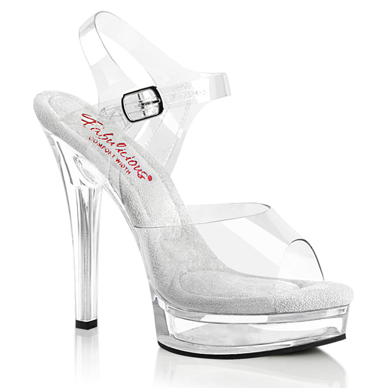 Fabulicious MAJESTY-508 clear posing shoes