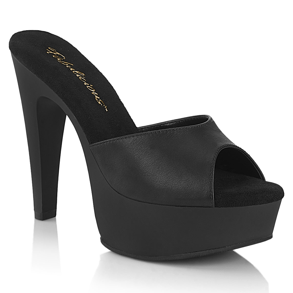 MARTINI-501 Fabulicious Sexy Black Slip On Footwear