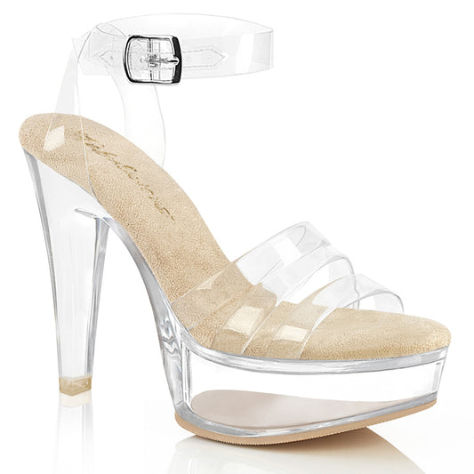 MARTINI-505 Clear Transparent Fabulicious Pole Dancing Shoes.