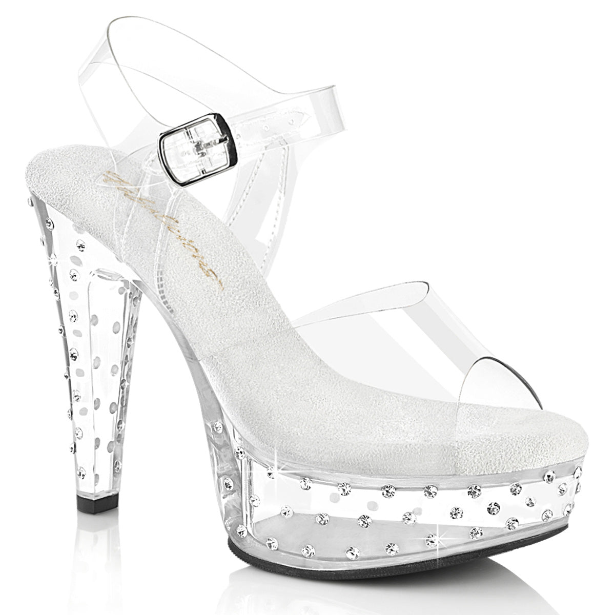 Pleaser BEJEWELED-812RS Clear Silver Multi Rhinestone from 339,90 €