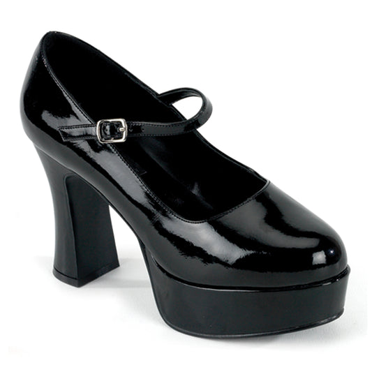 Pleaser MAR50X Black Patent Sexy Shoes Discontinued Sale Stock