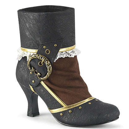 MATEY-115 3 Inch Heel Black Women's Boots Funtasma Costume Shoes