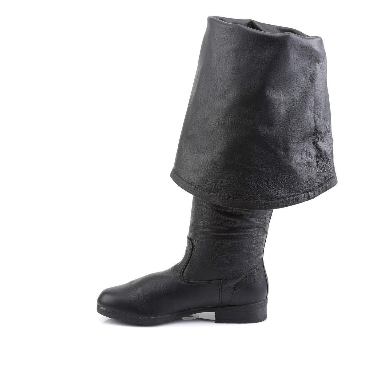 MAVERICK-2045 Black Leather Funtasma Fancy Dress Boots Funtasma Costume Shoes 
