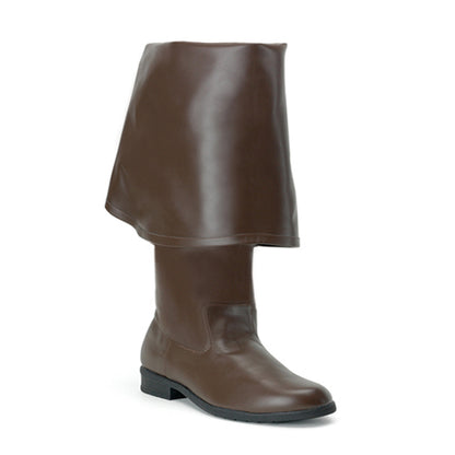 MAVERICK-2045 Brown Pu Pleasers Funtasma Fancy Dress Brown Boots