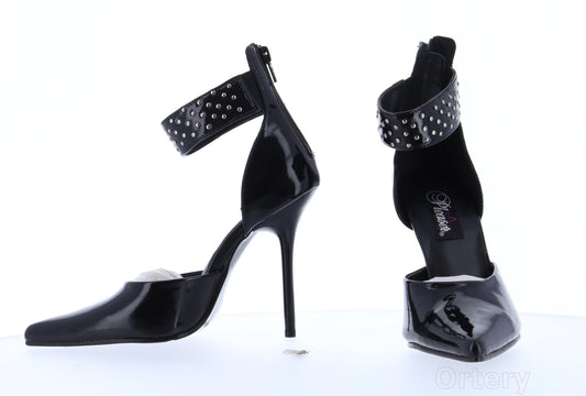 MILAN-34 Pleaser Blk Patent High Heel Alternative Footwear Discontinued Sale Stock