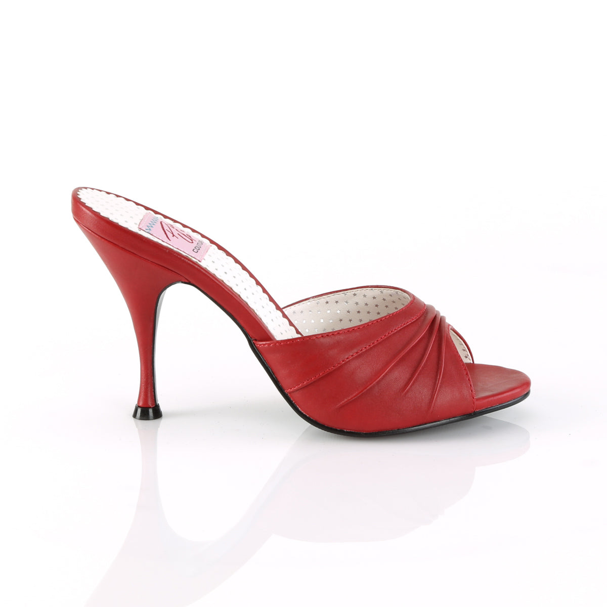 Red 4 inch hot sale heels