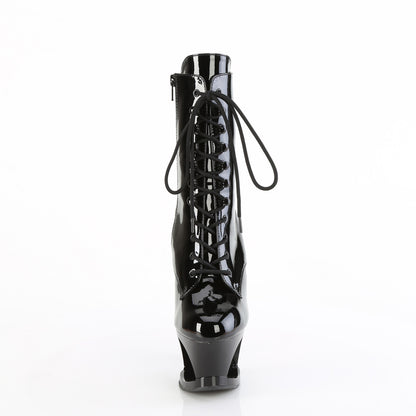 MOON-1020DIA Pleaser Sexy Diamond Platform Lace Up Ankle Boots