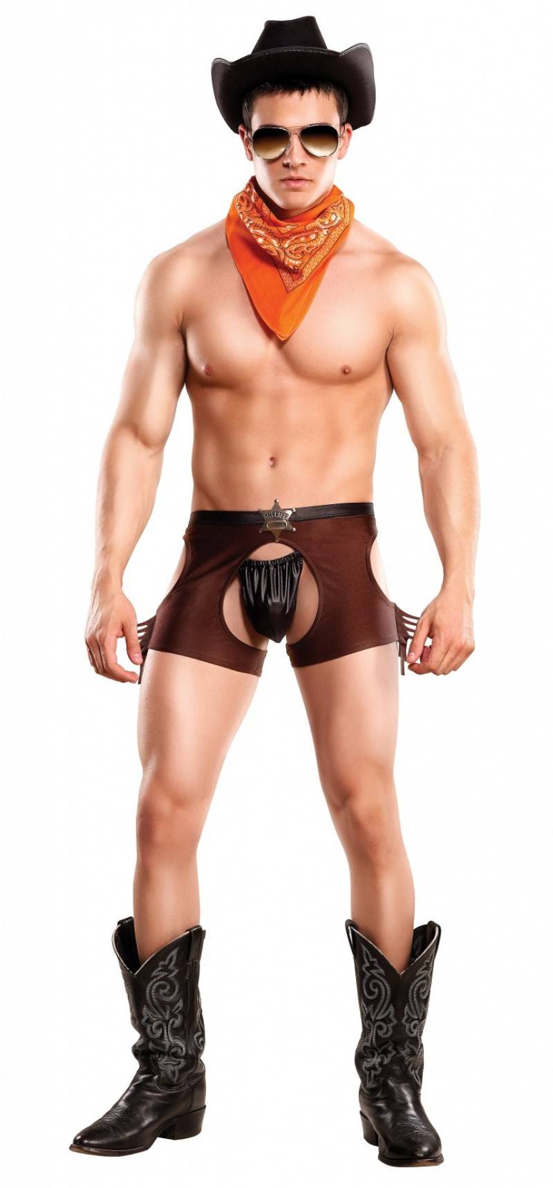 Mpc05h malepower cowboy pălărie maro