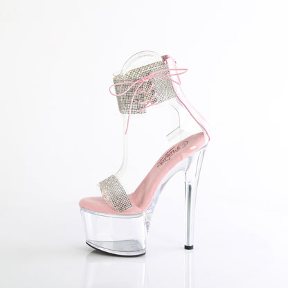 PASSION-727RS Pleaser Sexy Baby Pink Exotic Dancer Rhinestone Platform Shoes