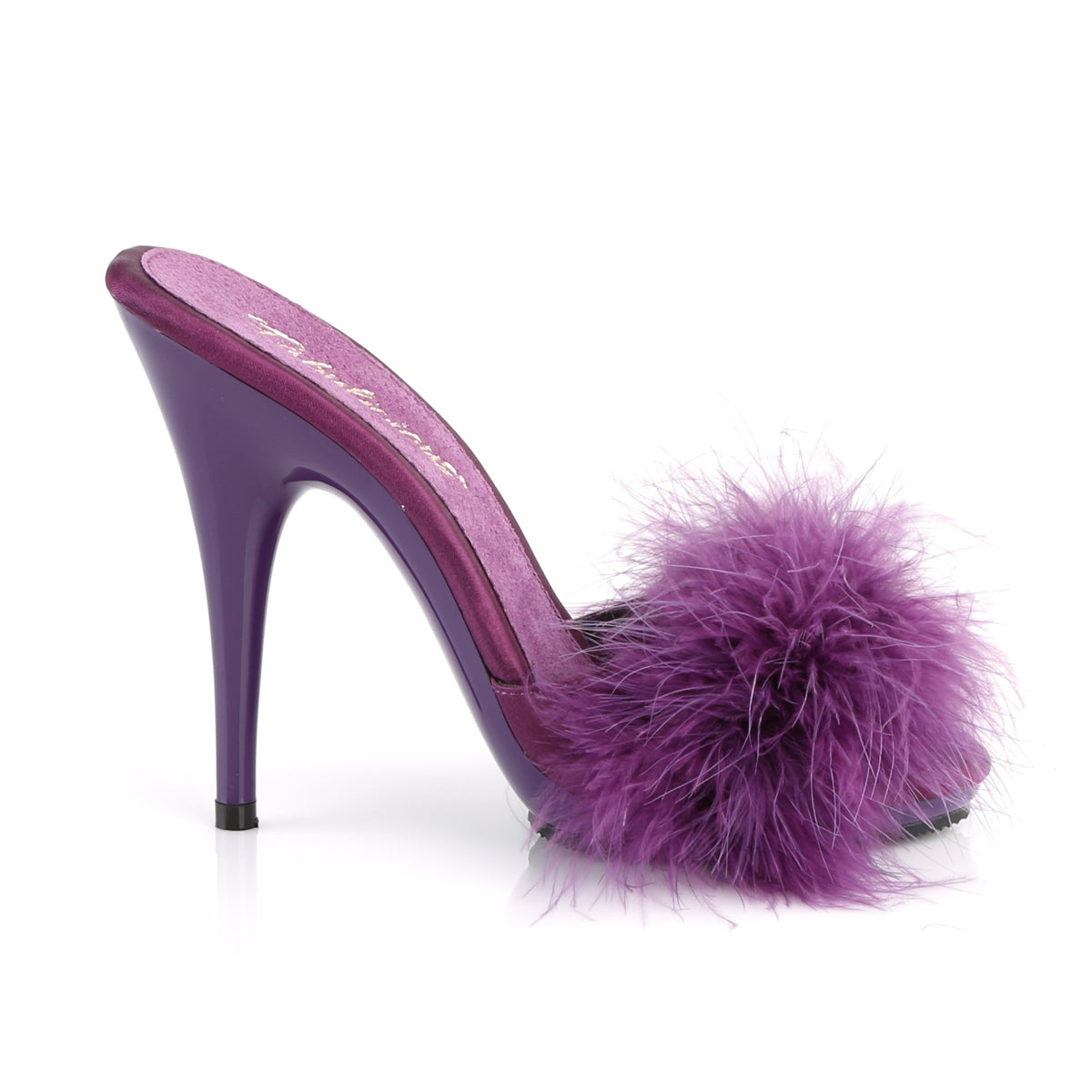 POISE-501F Fabulicious 5 Inch Heel Purple Sexy Shoes-Fabulicious- Sexy Shoes Fetish Heels
