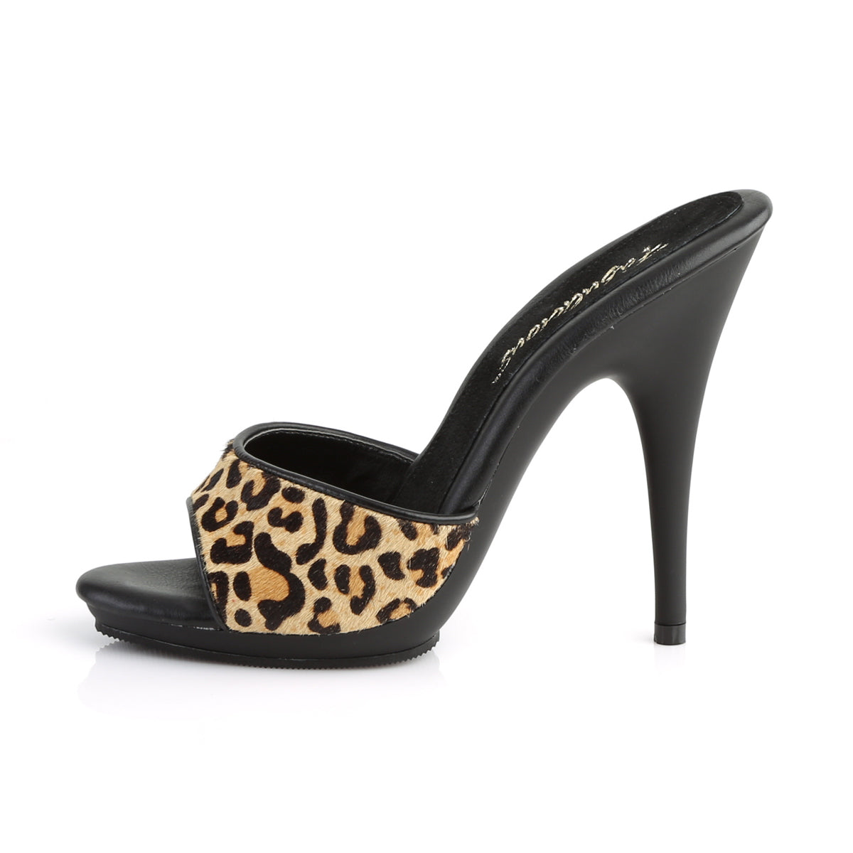 POISE-501FUR Fabulicious 5" Heel Leopard Print Fur Sexy Shoe-Fabulicious- Sexy Shoes Pole Dance Heels