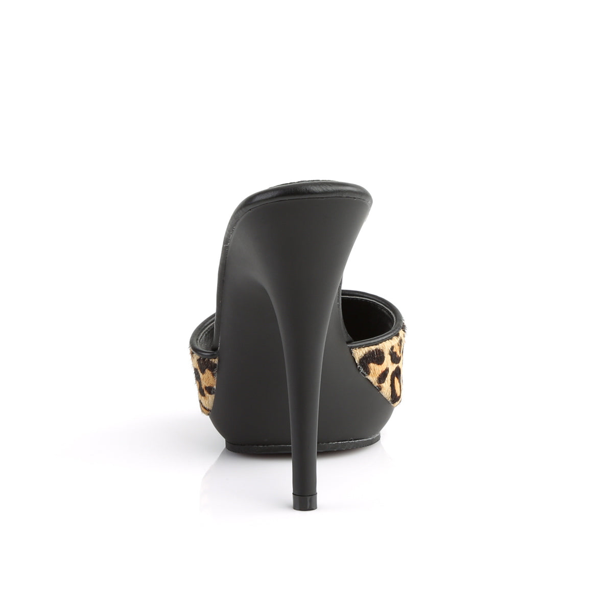 POISE-501FUR Fabulicious 5" Heel Leopard Print Fur Sexy Shoe-Fabulicious- Sexy Shoes Fetish Footwear