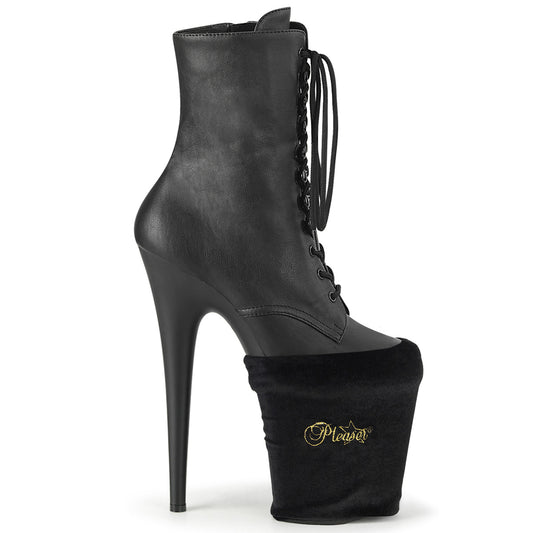 PSP-BVEL PLEASER Pole Shoe Protectors Black Velvet-Pleaser-Miss Hollywood Sexy Shoes