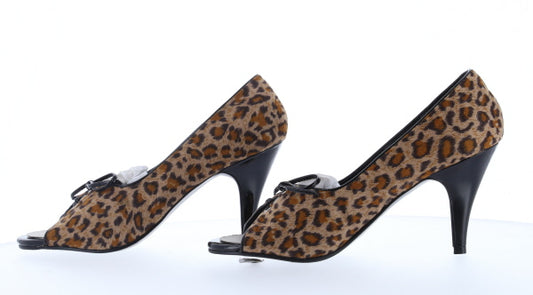 Pump-24 Pleaser Leopard Print Microfiber High Heel Alternative Footwear Discontinued Sale Stock