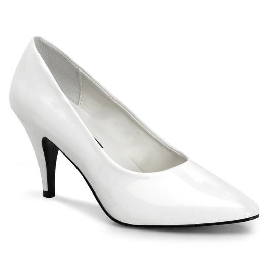 PUMP-420 3 Inch Heel White Women's Sexy Shoe Funtasma Costume Shoes