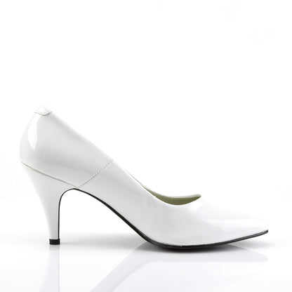 PUMP-420 3 Inch Heel White Women's Sexy Shoe Funtasma Costume Shoes Fancy Dress