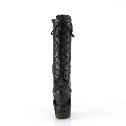 RAPTURE-1047 Pleaser Ankle/Mid-Calf Kinky Boots Black (Exotic Dancing)
