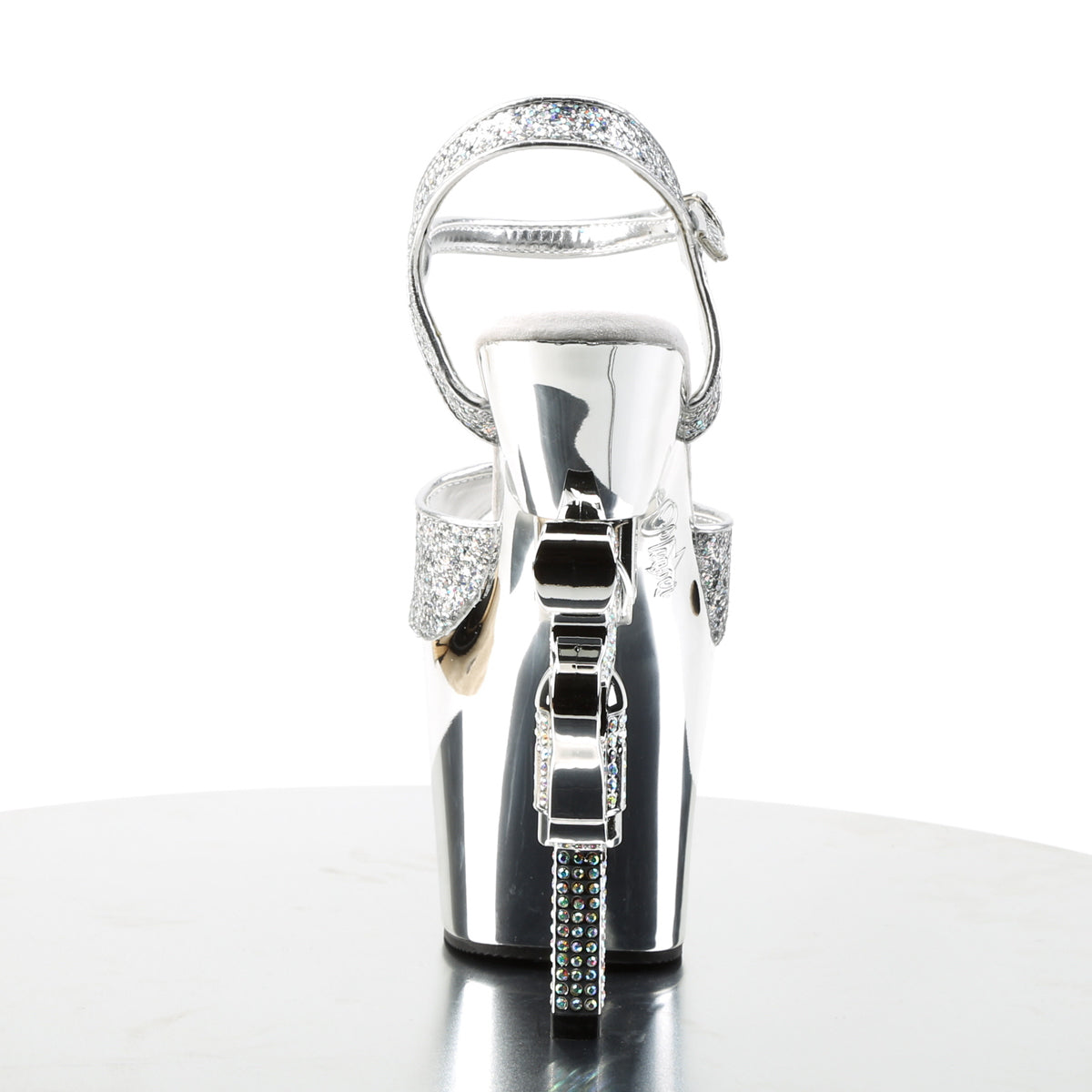 revolver 709g pleaser sexy shoes 7 inch r s embellished gun heel 3 1 4 inch platforms ankle strap sandals