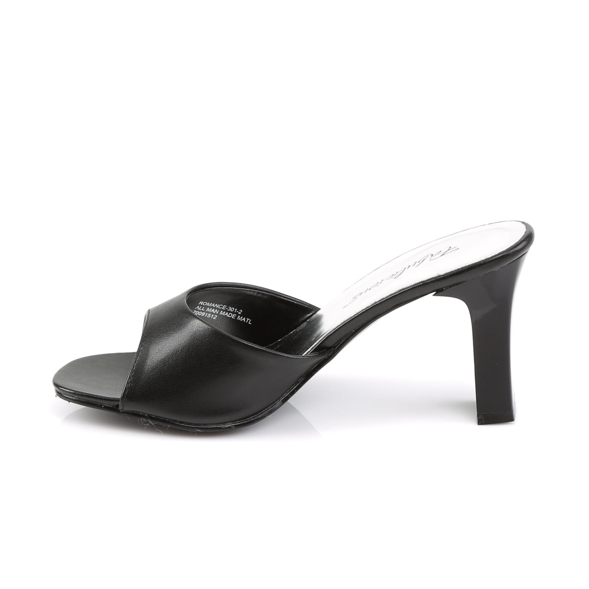 ROMANCE-301-2 Fabulicious 3 Inch Heel Black Sexy Shoes-Fabulicious- Sexy Shoes Pole Dance Heels