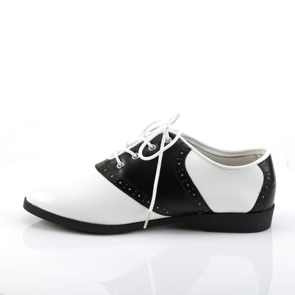 SADDLE-50 Funtasma Black and White Women's Costume Shoes Funtasma Costume Shoes 