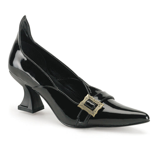 Pleaser SAL06 Black Patent Sexy Shoes Discontinued Sale Stock