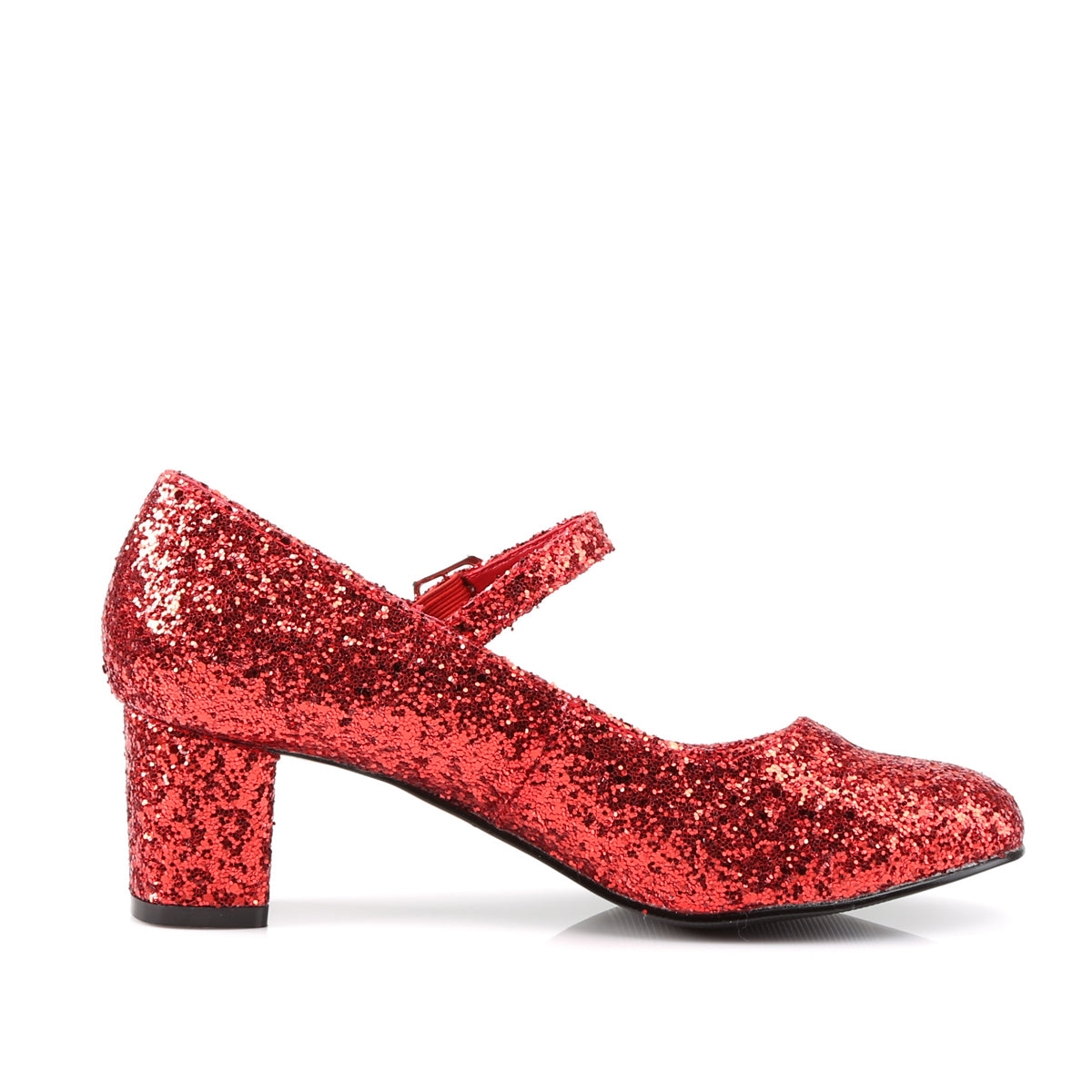 Girls red glitter sales shoes